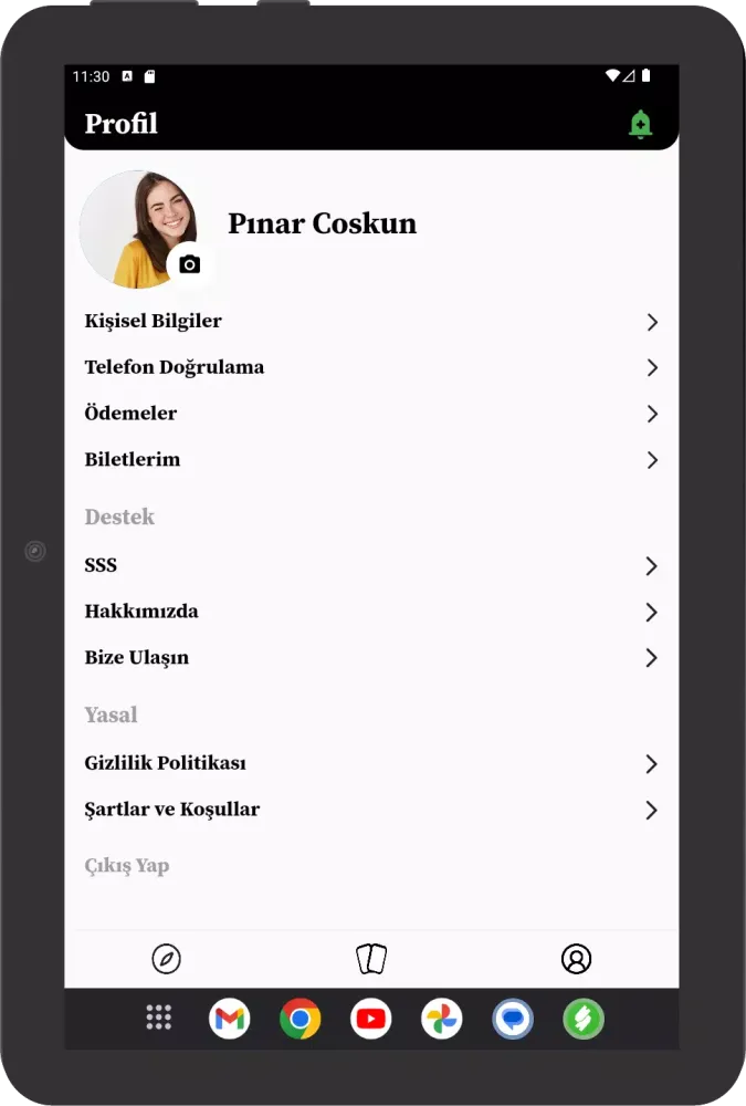 Screenshot di Bilet Garajı