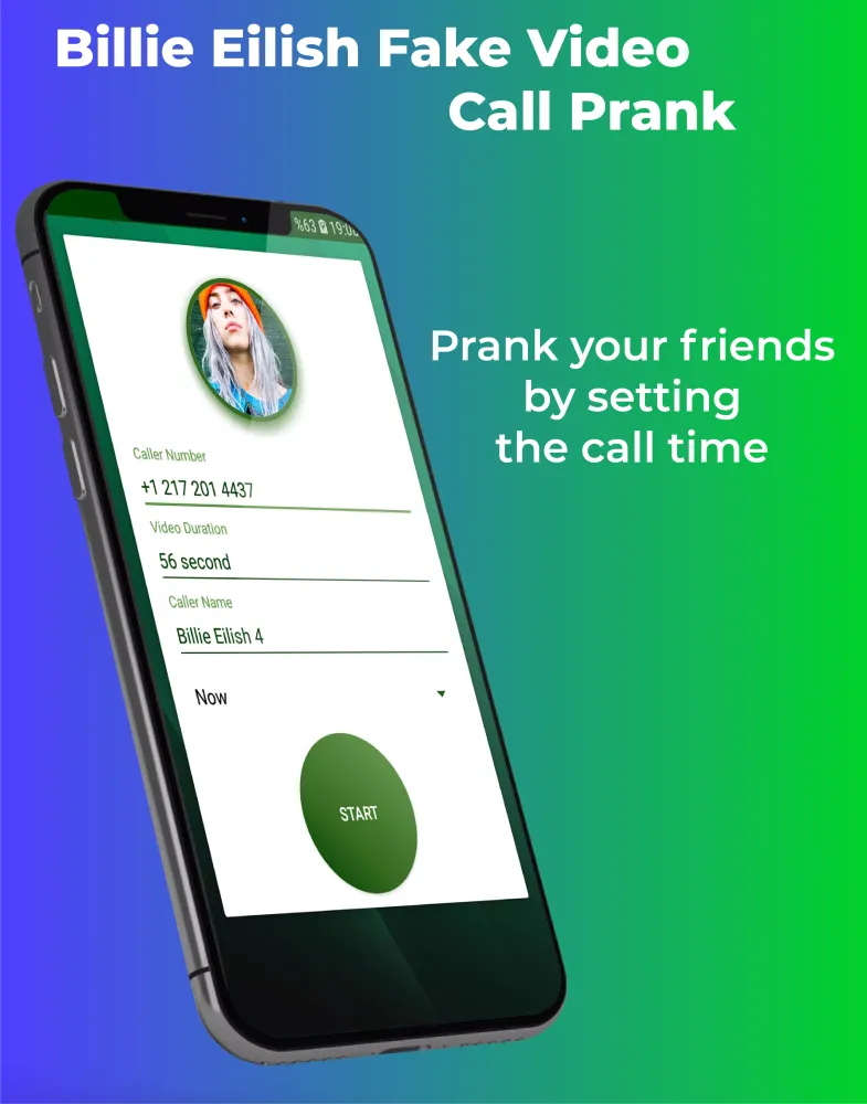 Billie Eilish Fake Video Call Prank Ekran Görüntüleri