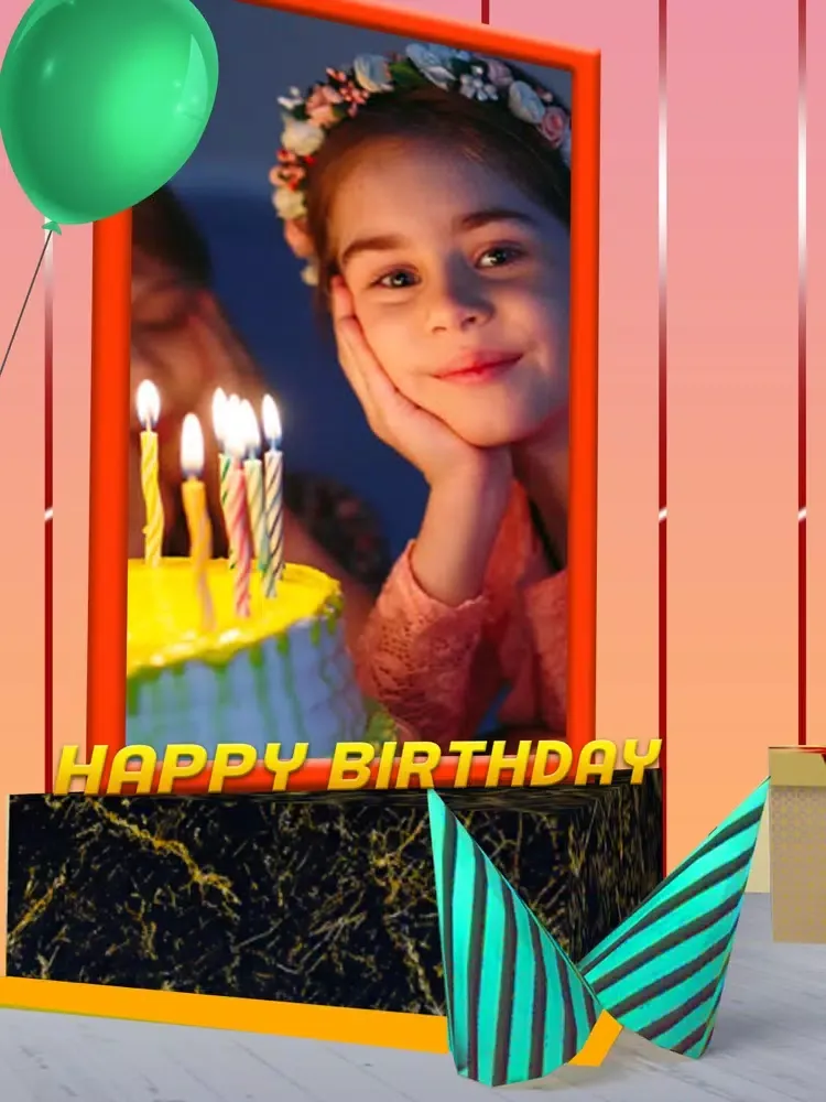 Birthday Video Makers iPad  স্ক্রিনশট