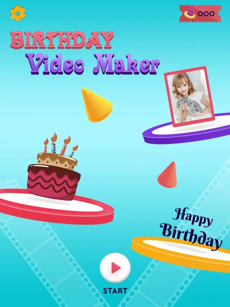 Birthday Video Makers iPad  স্ক্রিনশট