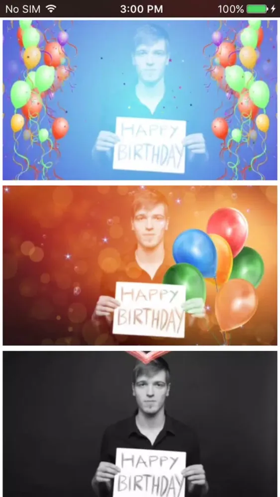 Birthday Sweet Wish : Birthday Video Wish Card 스크린샷