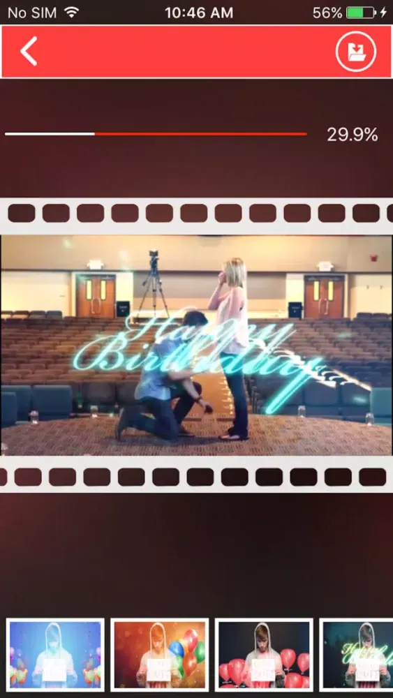 Birthday Sweet Wish : Birthday Video Wish Card 스크린샷