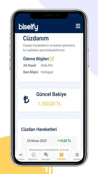 Capturas de tela do Biselfy | Influencer İşbirliği
