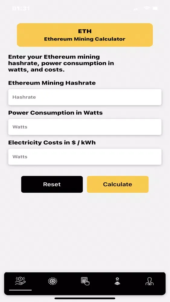 Bitcoin-Era App Screenshots