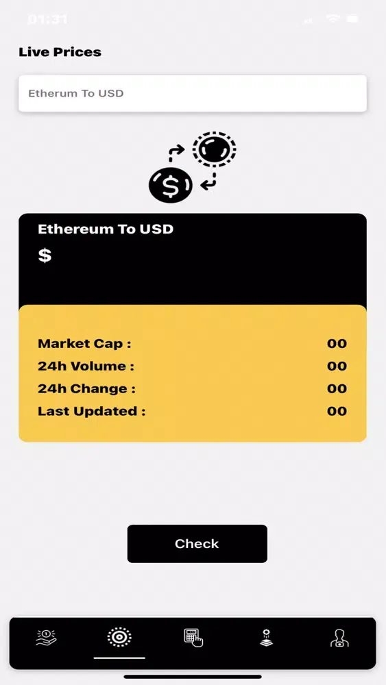 Bitcoin-Era App Screenshots