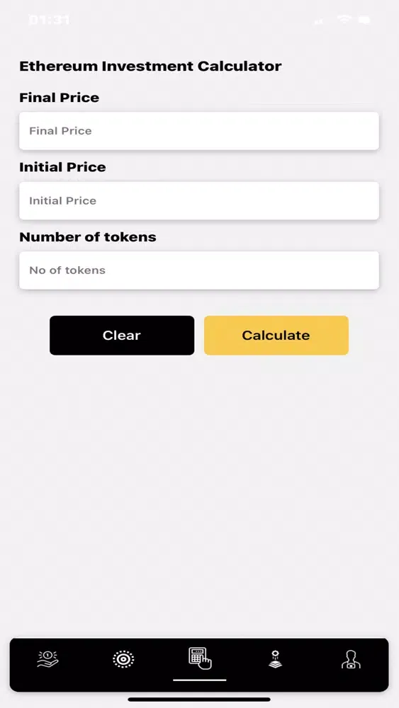 Bitcoin-Era App Screenshots