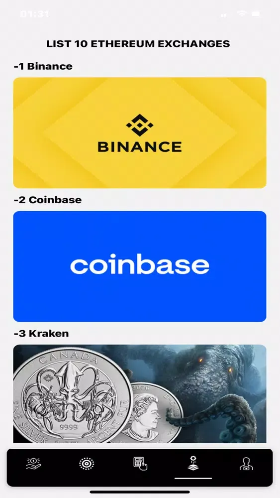 Bitcoin-Era App Screenshots
