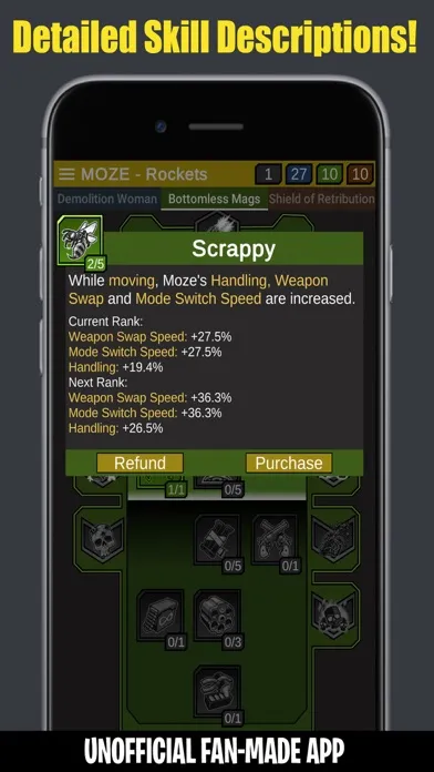 Tangkapan skrin Skill Tree for Borderlands 3