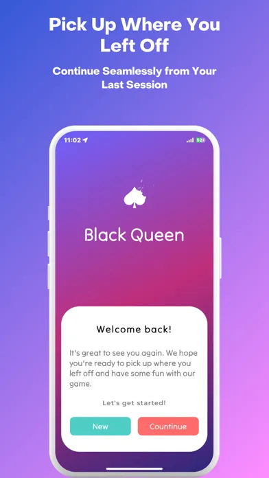 ภาพหน้าจอของ Black Queen Scoreboard
