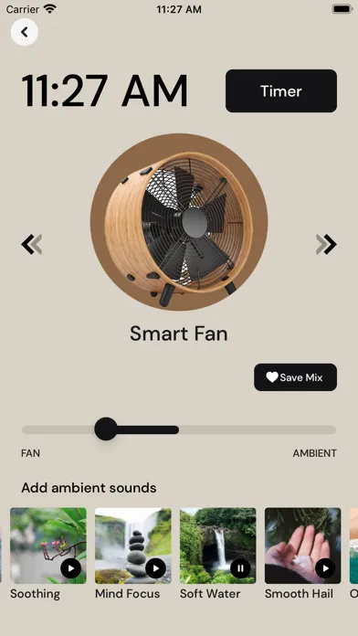 Capturas de pantalla de Blowly: Fan Noise & Box Fan