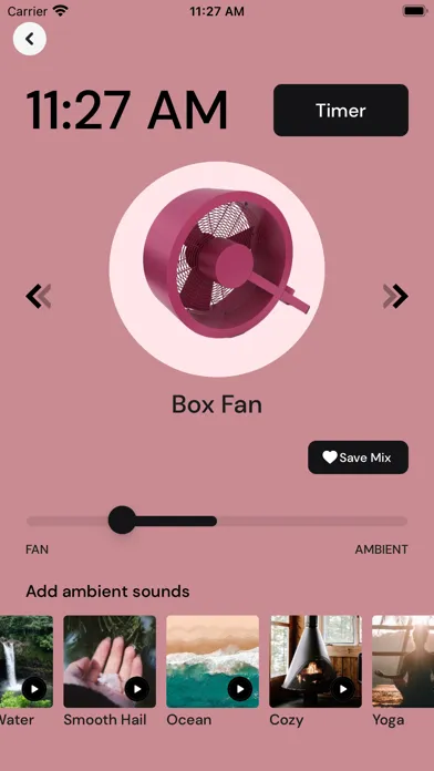 Capturas de pantalla de Blowly: Fan Noise & Box Fan