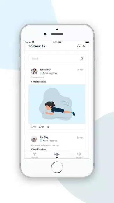 ภาพหน้าจอของ BlueLight Health