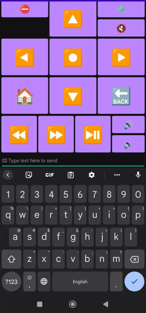 Capturas de tela do Bluetooth Remote