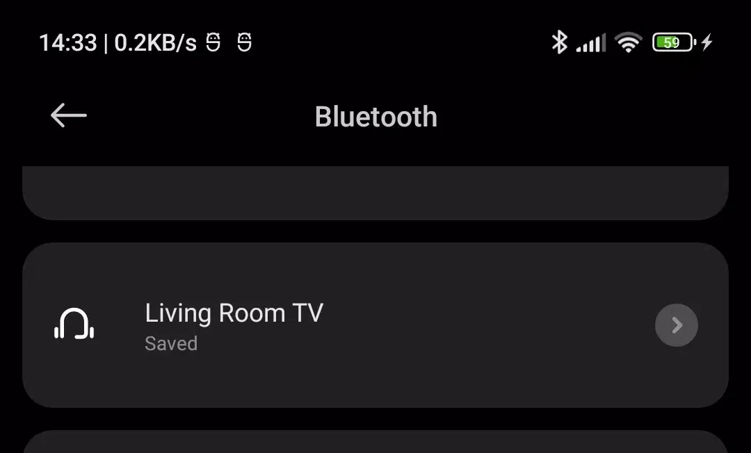 Capturas de tela do Bluetooth Remote