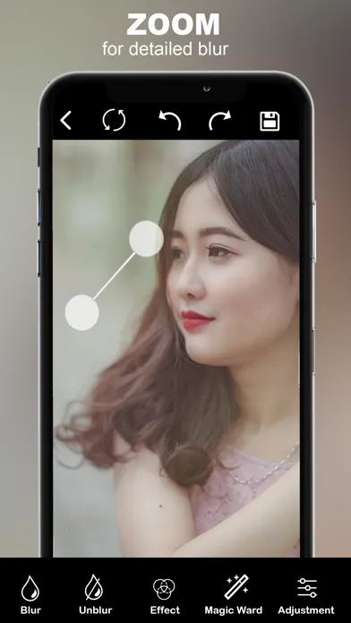 ภาพหน้าจอของ Blur Background