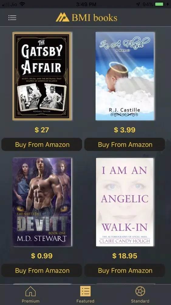 Capturas de pantalla de BmiBooks