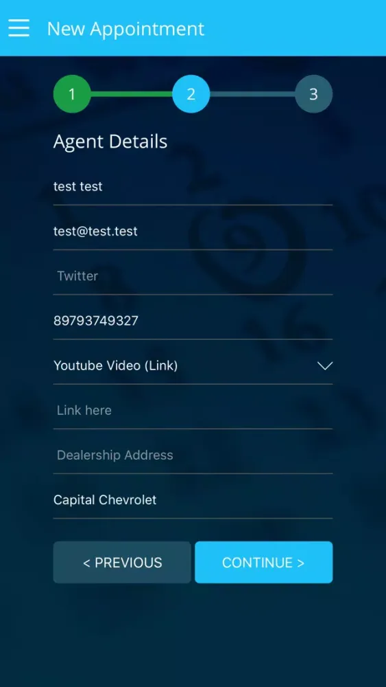 Ảnh chụp màn hình của Webinarinc Appointment Boarding Pass