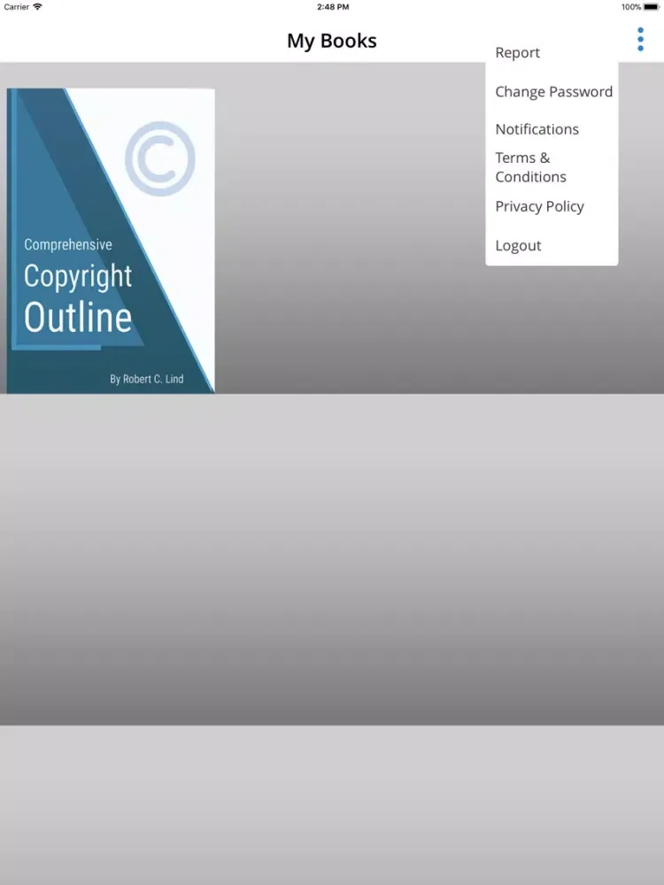 Copyright Law iPad  سکرین شاٹس