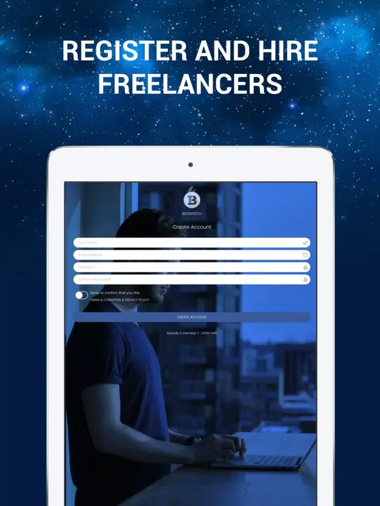 Zrzuty ekranu BoonTech: Freelance Services iPad 