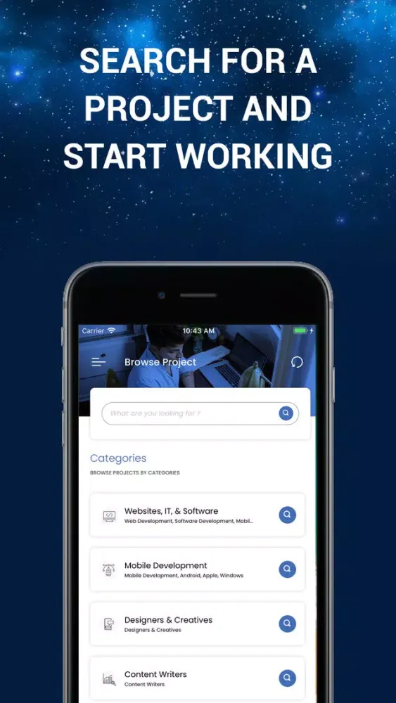 Zrzuty ekranu BoonTech: Freelance Services