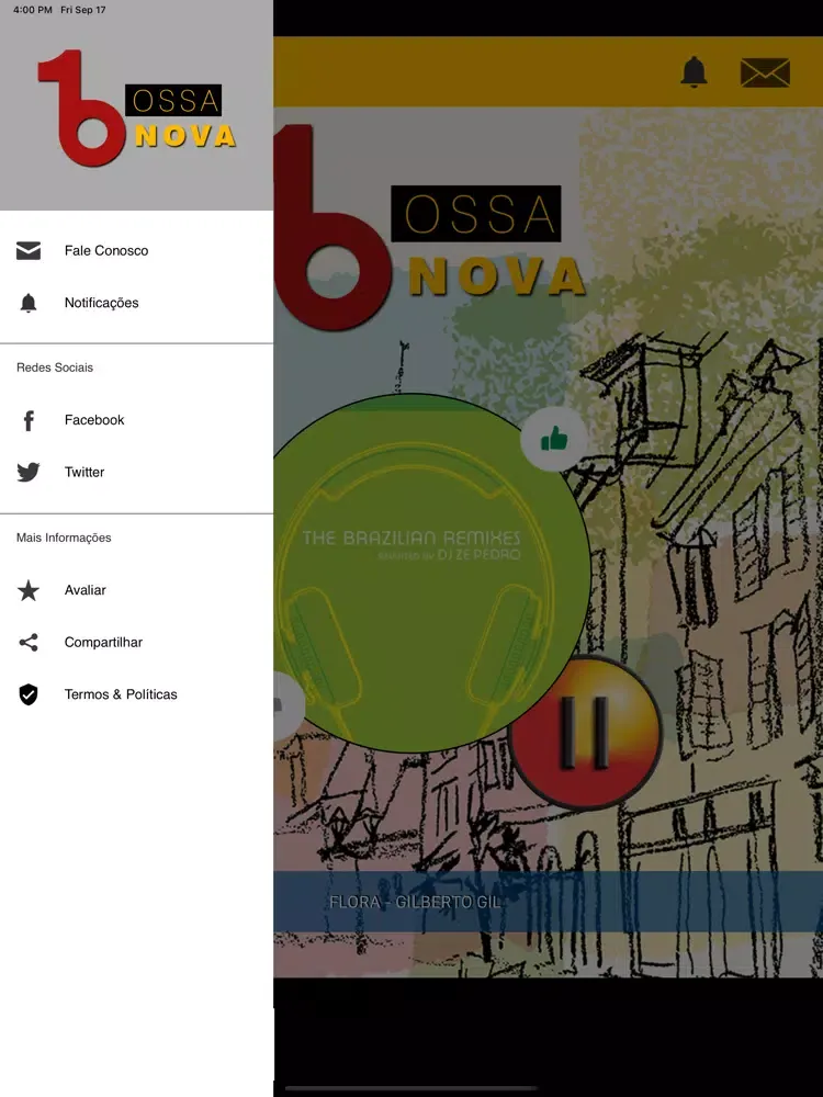 Скриншоты Bossa Nova FM iPad 