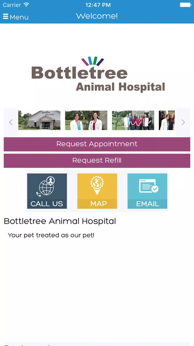 Tangkapan layar Bottletree Animal Hospital