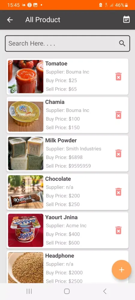 Bouma POS Screenshots
