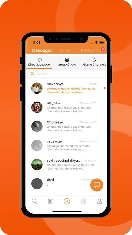 Capturas de tela do Branch: Gaming Social Media