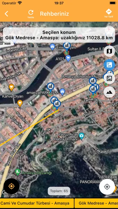 Yol Rehberi Ekran Görüntüleri