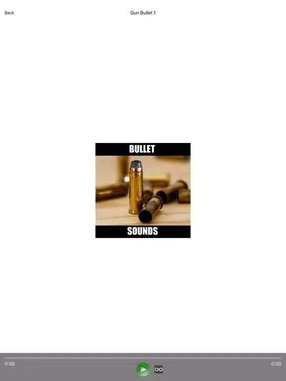 Zrzuty ekranu Bullet Sounds and Gun Sounds. iPad 