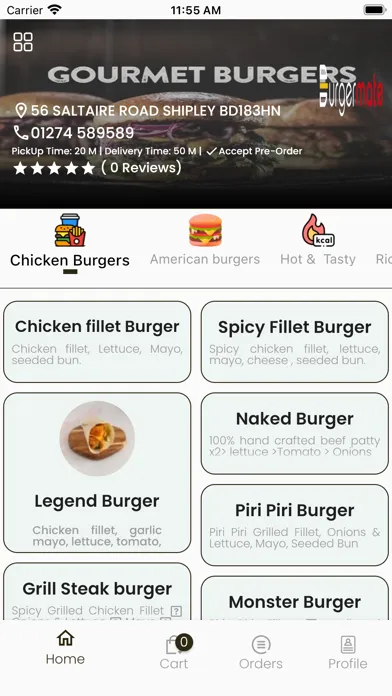 Captures d'écran de Burger Mate