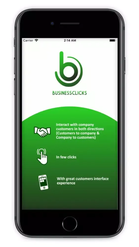 Capturas de tela do BusinessClicks