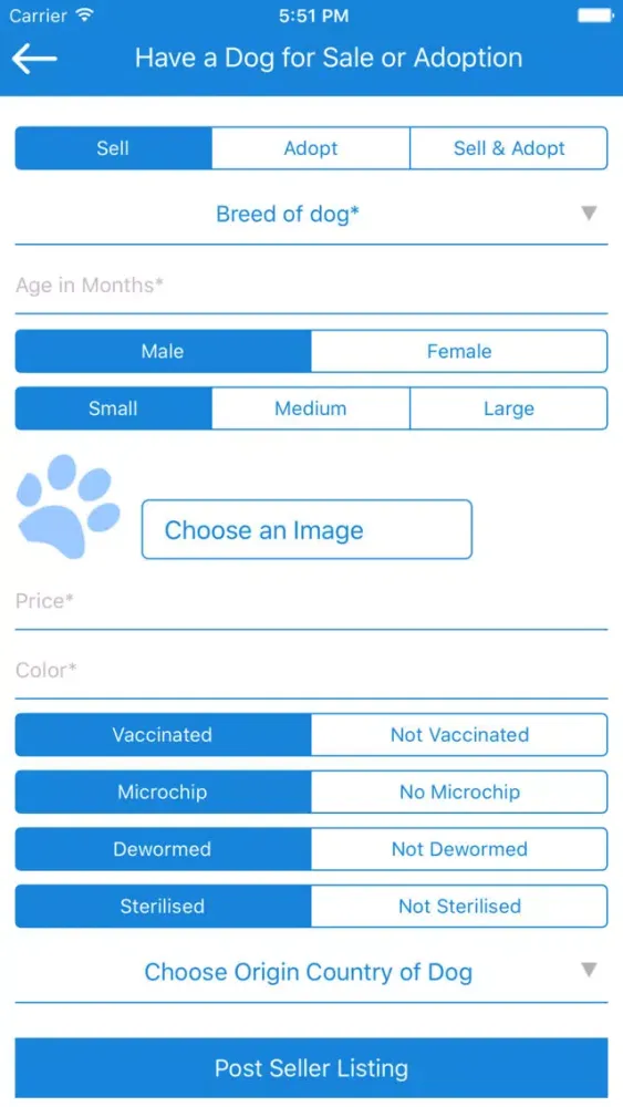 Captures d'écran de Adopt Buy Dogs Singapore