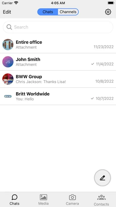 BWW Connect Screenshots