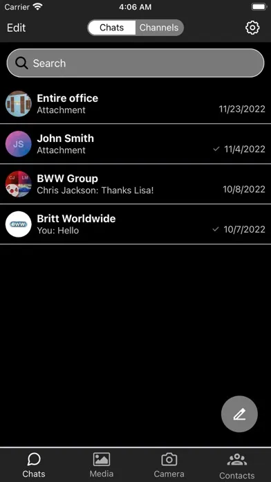 BWW Connect Screenshots