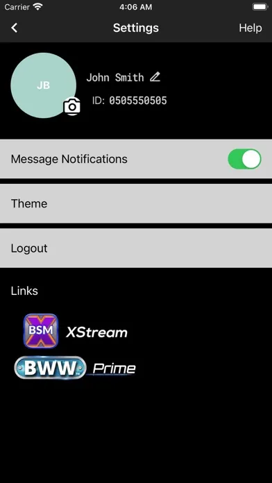 BWW Connect Screenshots