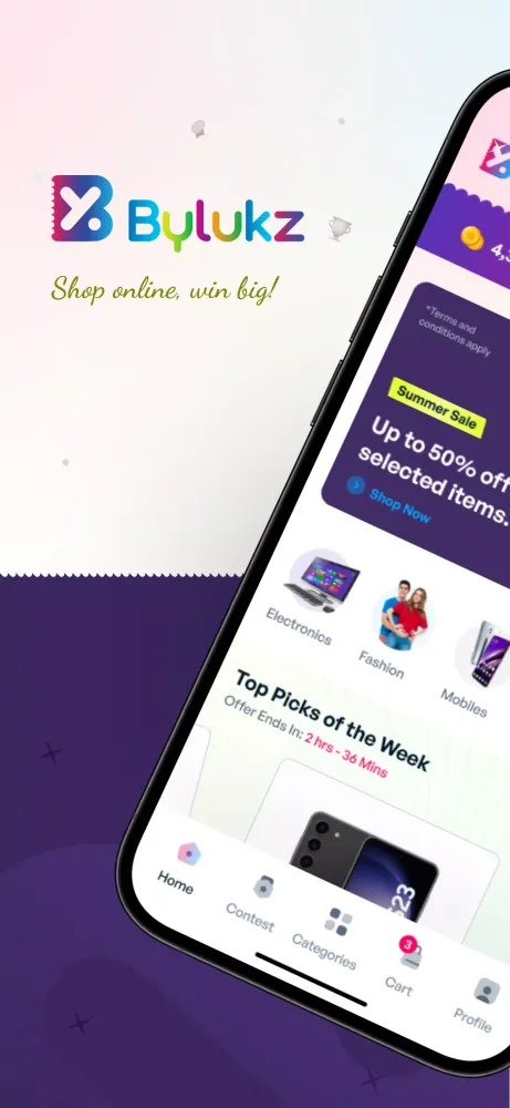 Bylukz - Shop online, win big! Screenshots