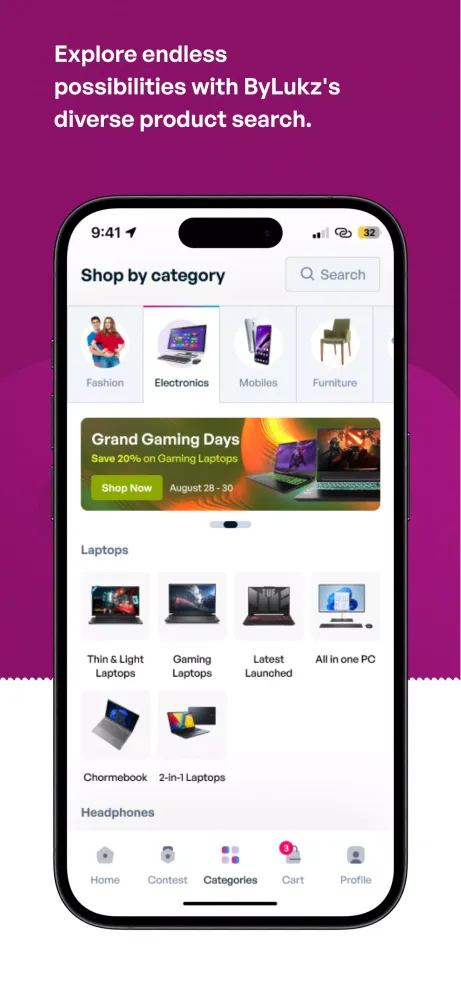 Bylukz - Shop online, win big! Screenshots