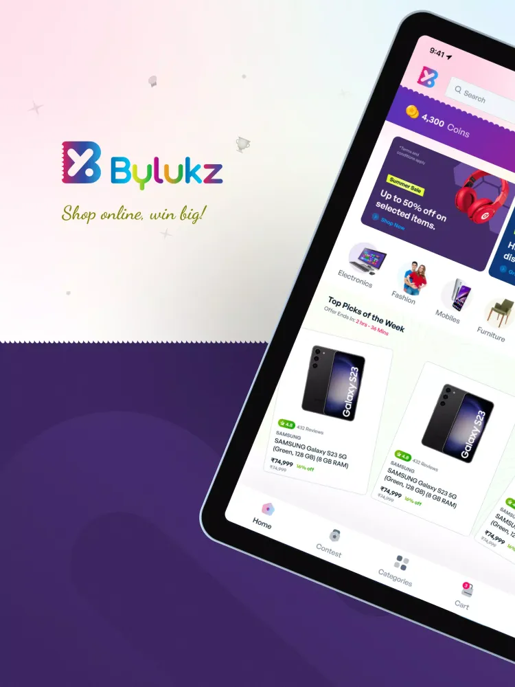 Bylukz - Shop online, win big! Screenshots