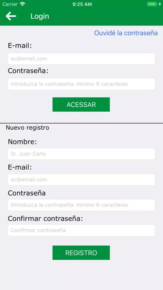 Capturas de tela do Radio Caaguazú 640 AM