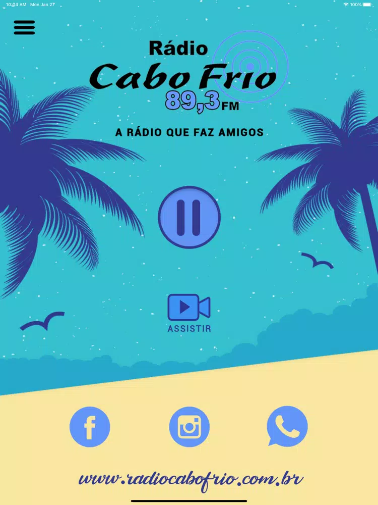 Rádio Cabo Frio 89,3 FM iPad 應用截圖