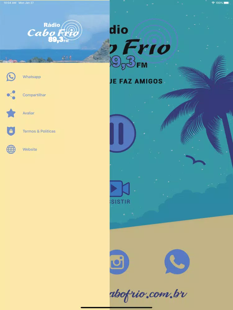 Rádio Cabo Frio 89,3 FM iPad 應用截圖