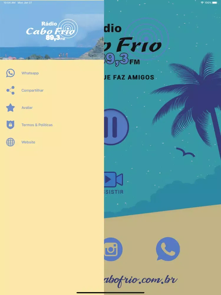 Rádio Cabo Frio 89,3 FM iPad  Screenshots