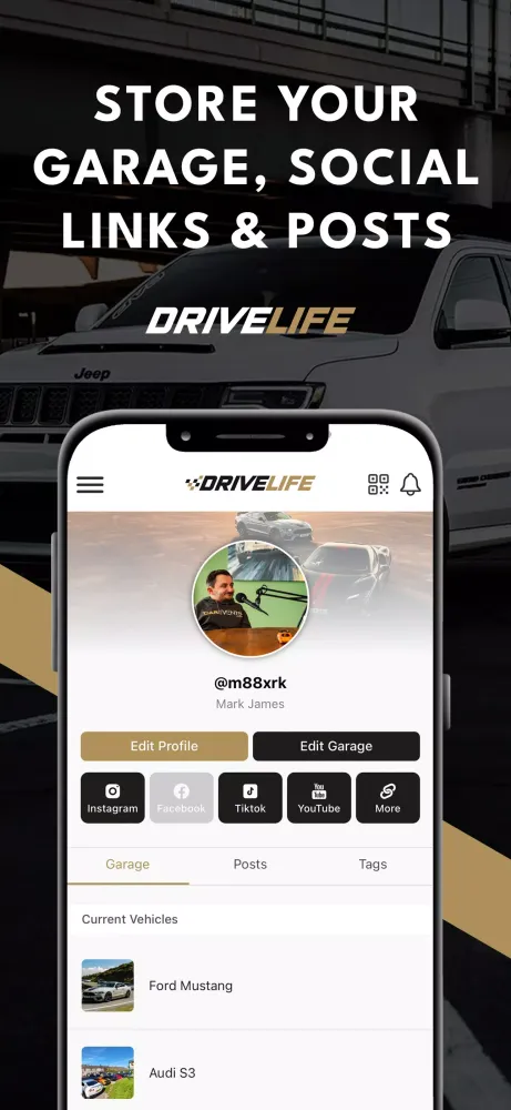 Tangkapan layar DriveLife by CarEvents.com