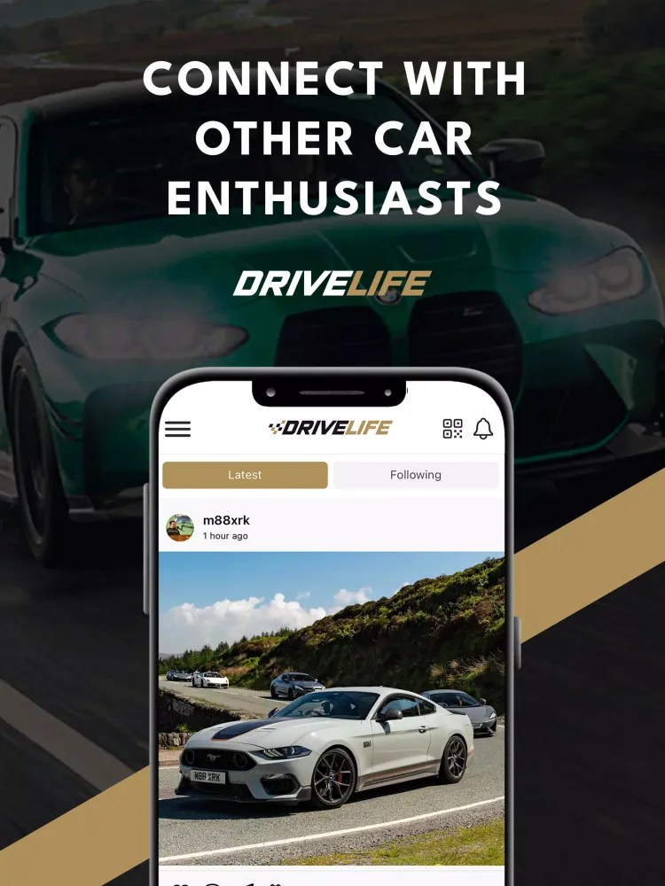 Tangkapan layar DriveLife by CarEvents.com