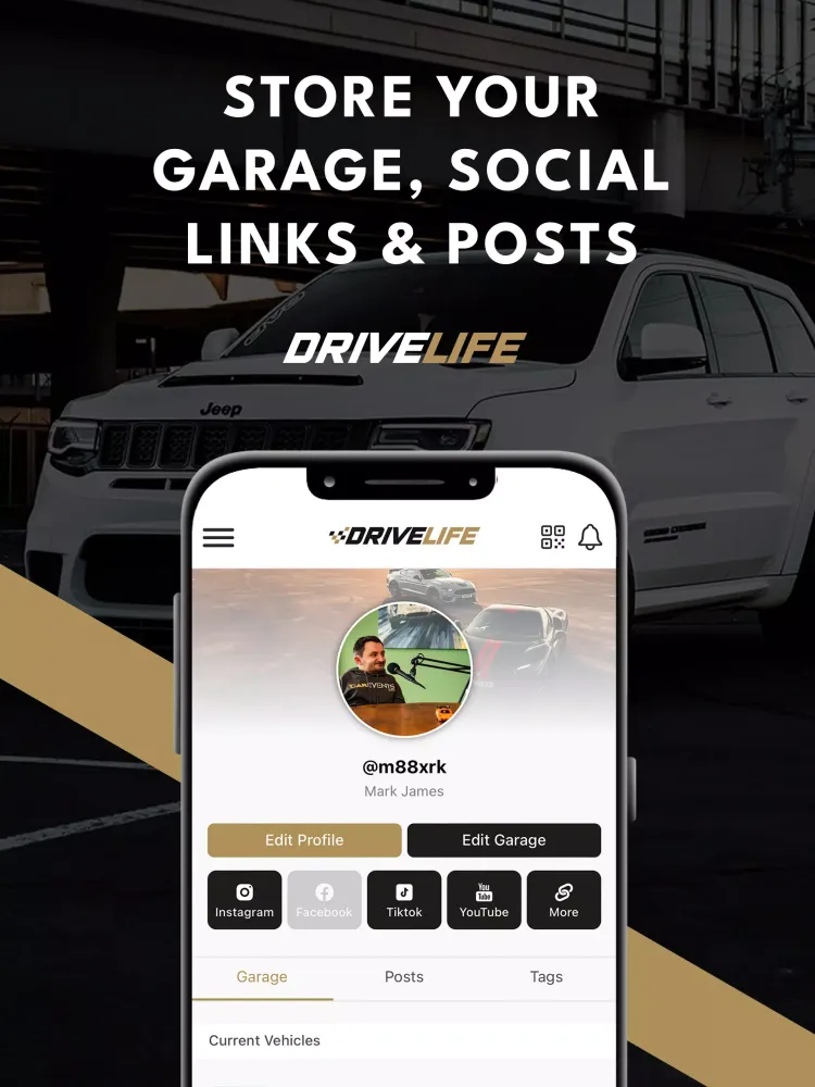 Tangkapan layar DriveLife by CarEvents.com