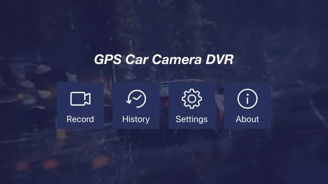 Zrzuty ekranu GPS Car Camera DVR
