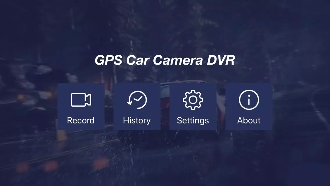 Zrzuty ekranu GPS Car Camera DVR Pro