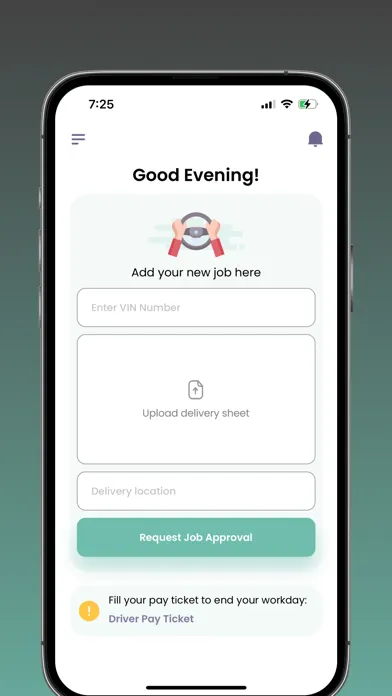 Car Go Logistics - Delivery Screenshots