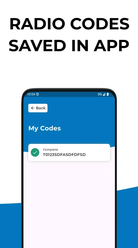 Chrysler Radio Codes Generator স্ক্রিনশট